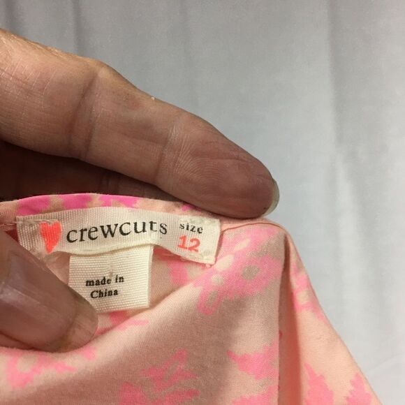 Crewcuts size 12 pink orange long sleeved tunic - Picture 6 of 8